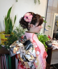 成人式ヘアー