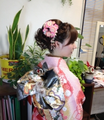 成人式ヘアー