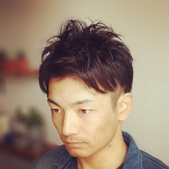 パーマ風スタイル