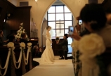 お客様のご結婚式に参列(*´∇`*)