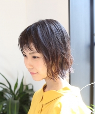 ハーフウエットボブ
