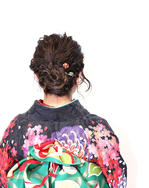 成人式アップスタイル