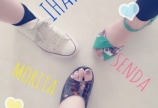 サンダル × スニーカー