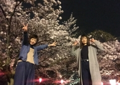 お花見♡夜桜