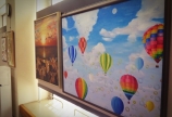 個展に追加した「気球の絵」