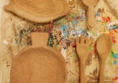 「木彫り作品を仕上げる」の巻