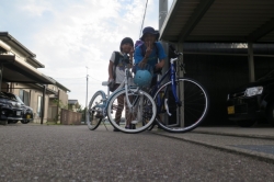 自転車で海へ！