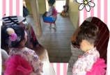子供の浴衣帯結び☆