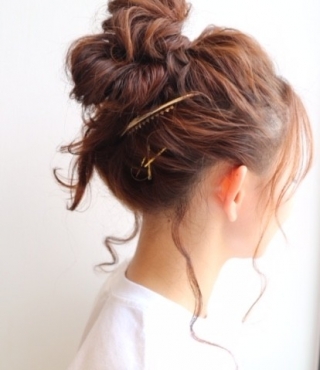 ゆるふわまとめ髪