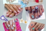 夏のジェルネイル☆