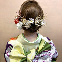 成人式ヘアセット